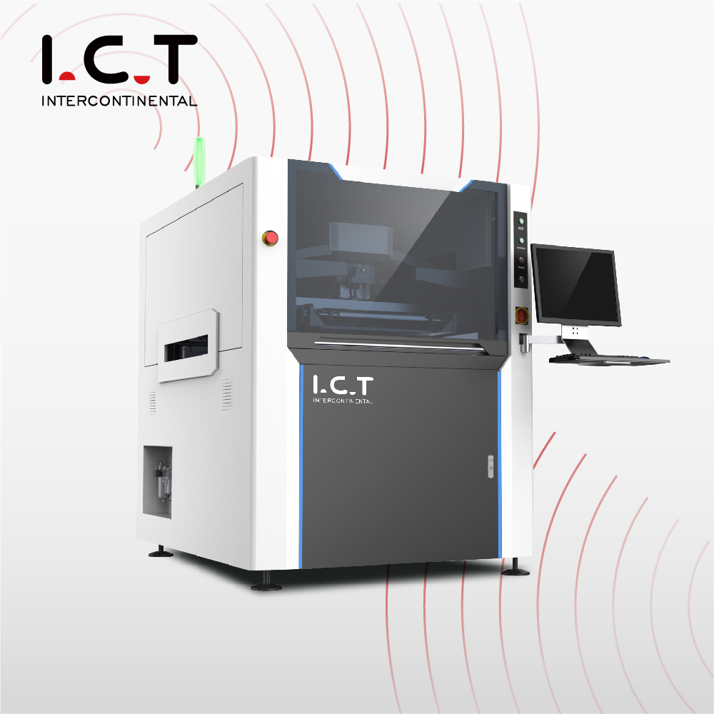 Vollautomatischer LED-Lötpasten-Online-SMT-Druckerbildschirm Modell ICT-1200