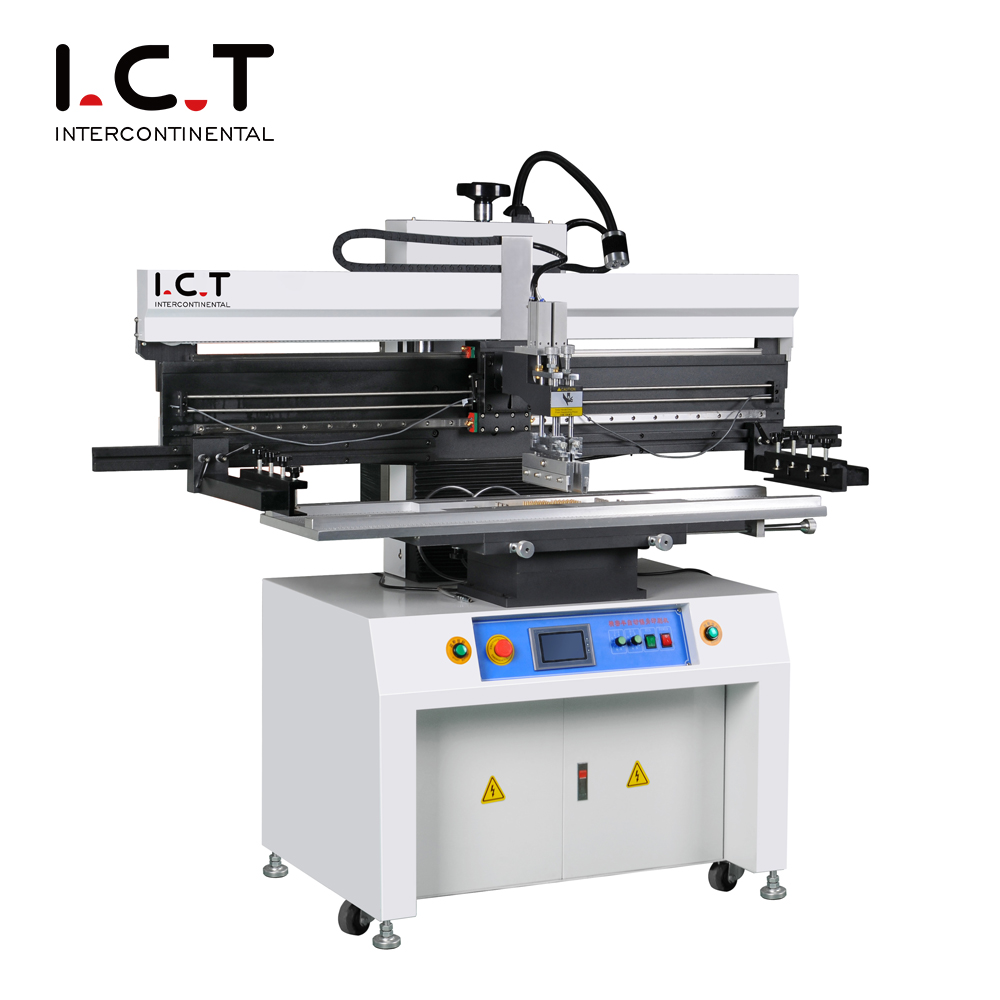 I.C.T-p15 | Hochgeschwindigkeit SMT Schablone Druckermaschine Semi-Auto-Modell
