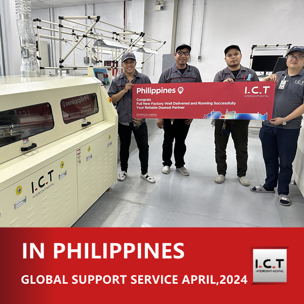 I.C.T Weltweiter technischer Support für Wellenlötmaschinen auf den Philippinen