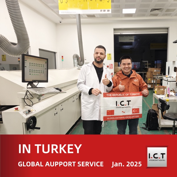 I.C.T Überseeservice für den Hersteller türkischer Beleuchtung