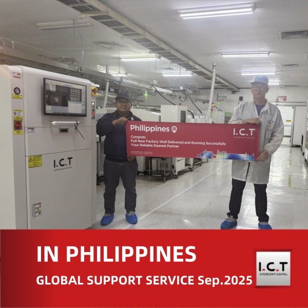 I.C.T Oversea -Unterstützung für Inline -Lasermarkierungsmaschine auf den Philippinen