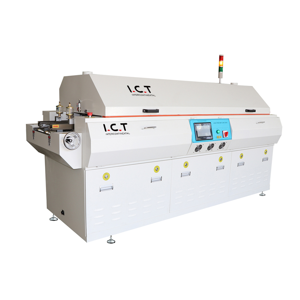 I.C.T-T4 | Hohe Qualität SMT PCB Reflow -Löthermaschine