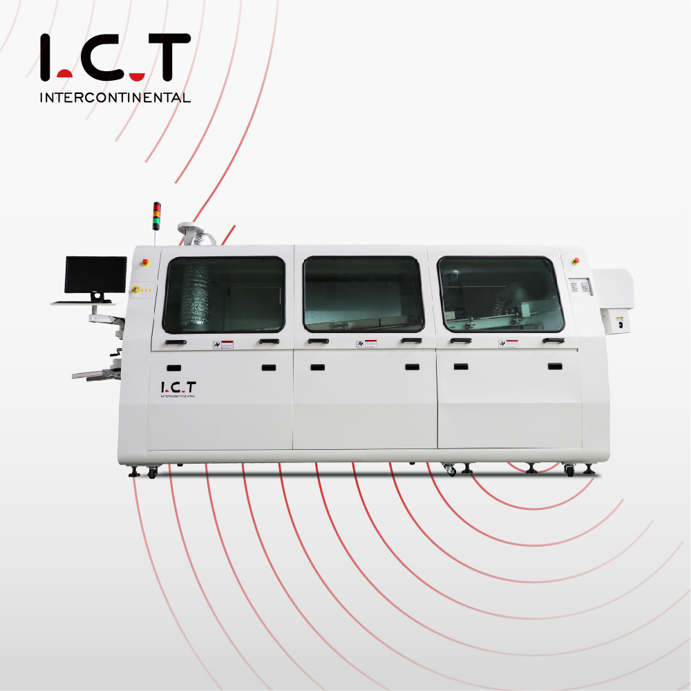 IKT |Tauchlötmaschine für Wärmetauscher PCB Wellenlöten THT Maschine