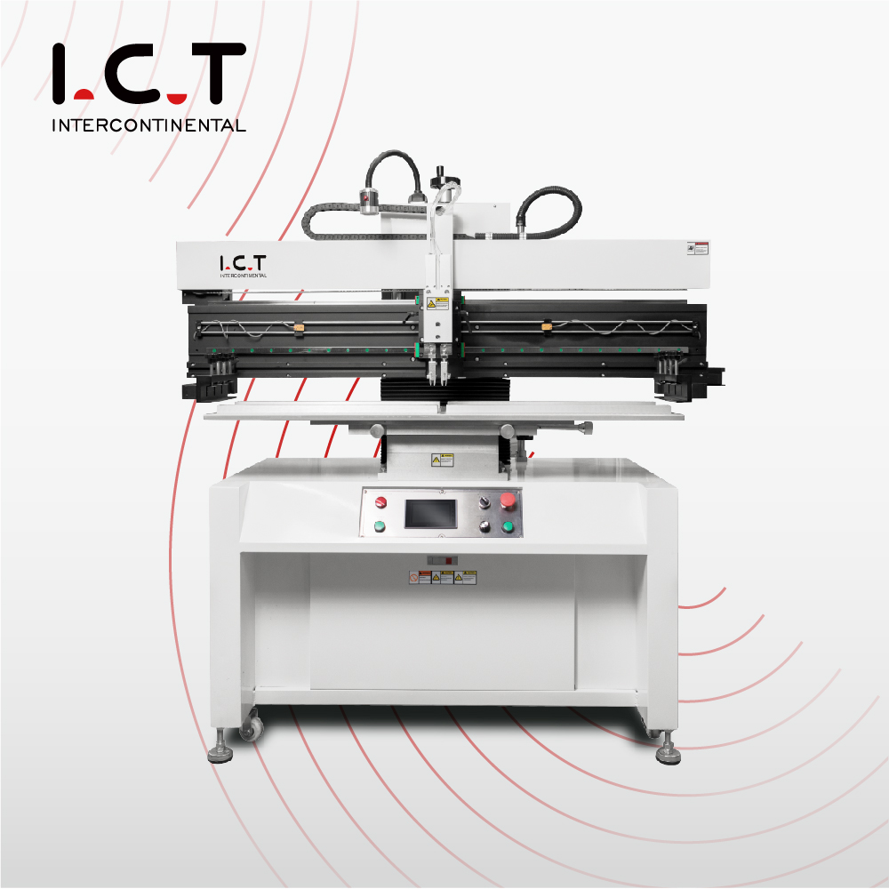 I.C.T-4034 Hochwertige vollautomatische SMT PCB Druckmaschine
