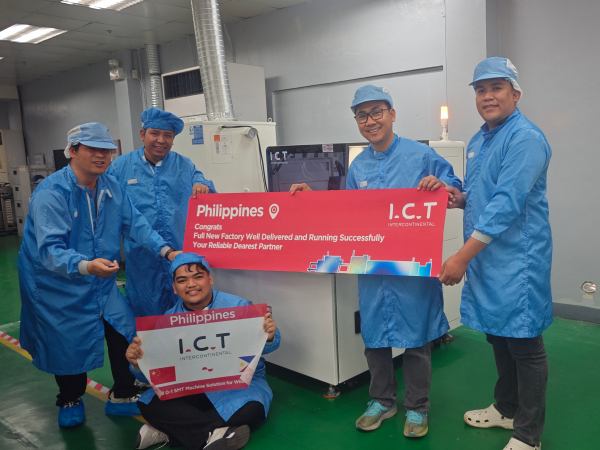 I.C.T Globaler technischer Support für PCB Nutzentrennung auf den Philippinen